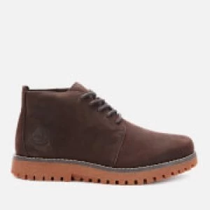 Image of Timberland Mens Jacksons Landing Waterproof Leather Chukka Boots - Dark Brown - UK 8