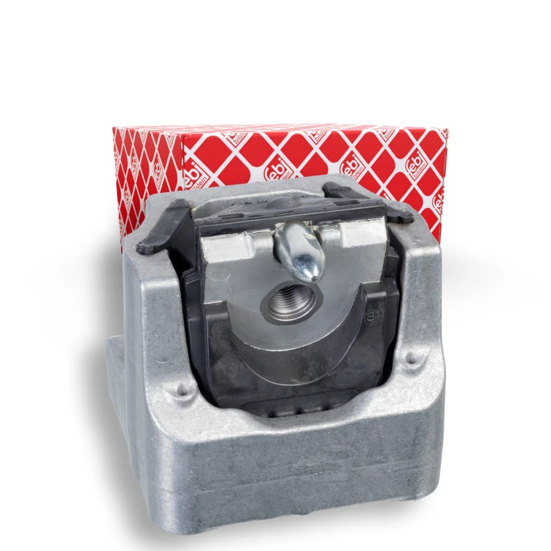 Image of FEBI BILSTEIN 106474 Engine mount Front, Rubber-Metal Mount Engine Mounting (247)