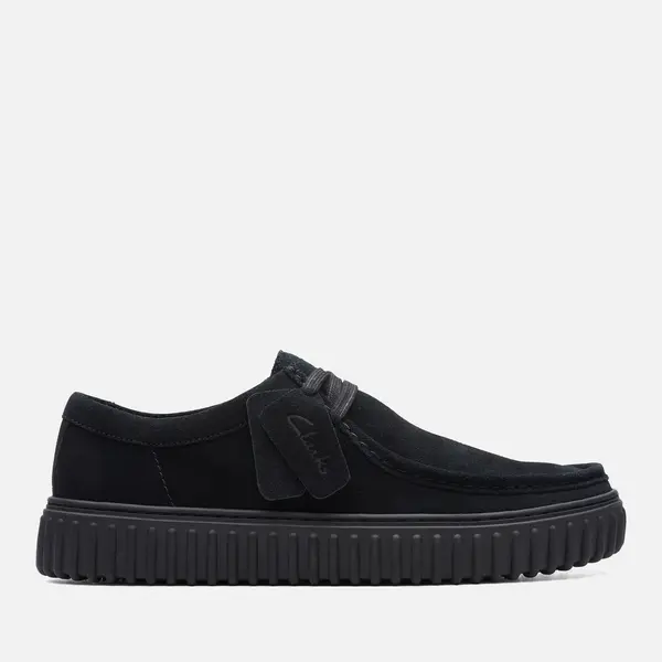 Image of Clarks Mens Torhill Lo Suede Shoes - UK 10