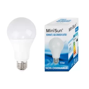 Image of Pack of 2 15W ES E27 Cool White LED GLS Bulbs