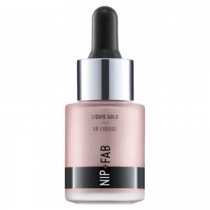 Image of NIP+FAB Make Up Liquid Gold Highlighter 15ml (Various Shades) - 24 Carat