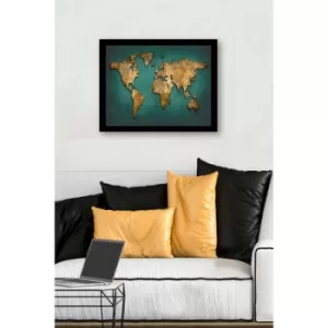 Image of SC0775 Multicolor Decorative Framed MDF Painting
