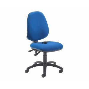 TC Office Calypso Twin Lever Ergonomic Chair with Lumbar Pump, Royal Blue