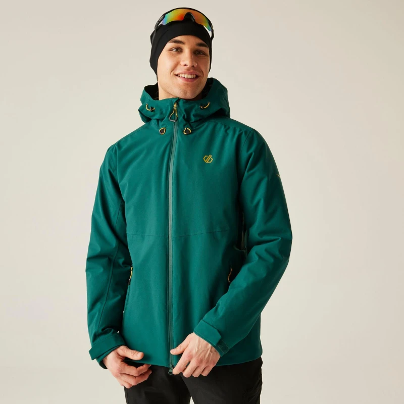Image of Dare 2b Dare 2b Men Torrek Blazen Stretch Kinematic-Tech Waterproof Insulated Jacket in Teal Size: Medium Teal M Male 5063516173885