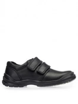 Image of Start-Rite Boys Engineer School Shoes - Black Leather