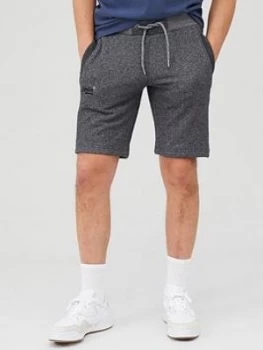 Superdry Orange Label Classic Jersey Shorts - Mid Grey, Mid Grey, Size S, Men