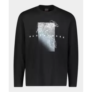 PAUL AND SHARK Waves Long Sleeve T Shirt - Black