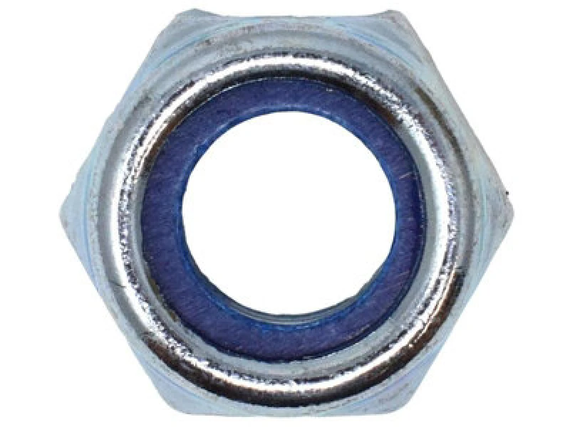 Image of Metalmate Memnylocp12 Type P Nylon Insert Nut Zp M12 (Box 50) Memnylocp12