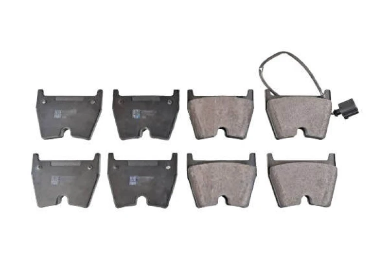 Image of Blue PRINT ADV184260 Brake pad set Front Axle, incl. wear warning contact Brake Pad Set,disc brake (402)
