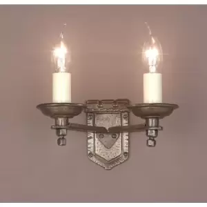 Image of Impex Tudor Light Bronze Candle Wall Lamp