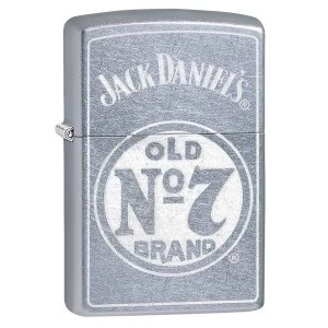 image of Zippo Jack Daniels Old No 7 Chrome regular Windproof Lighter