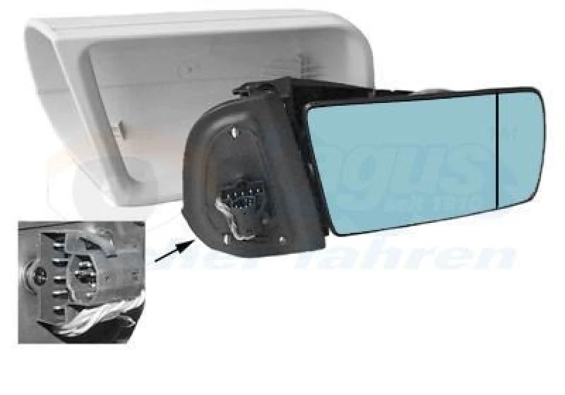 Image of VAN WEZEL Wing mirror VAN WEZEL 3031818