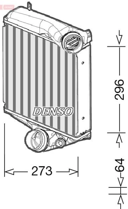 Image of DENSO Intercooler DENSO DIT28022