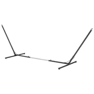 Image of Outsunny 3.1-3.8m Adjustable Universal Hammock Stand Metal Frame Garden Camping Picnic Outdoor Patio Replacement - Stand Only