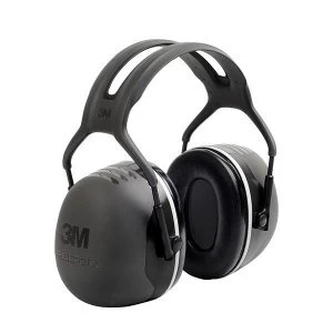 image of 3M PELTOR X5A Headband Ear Defender Headset SNR37 Black