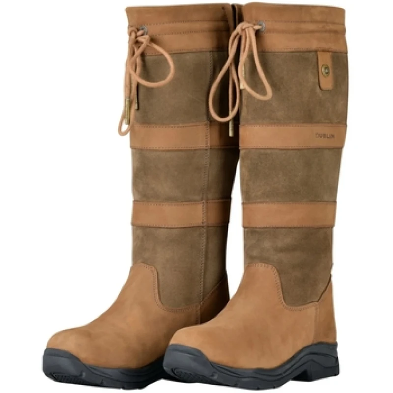 Image of Dublin River IV Leather Jodhpur Boots in Dark Brown Size: 4 Dark Brown Unisex 4