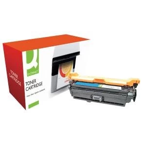 image of Q-Connect HP 507A Cyan Laser Toner Ink Cartridge