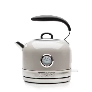 Image of Haden Jersey Fast Boil 1.5L Cordless Retro Dome Kettle 188830 in Putty
