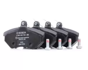 Image of Bosch Brake pad set VW,SEAT 0 986 494 726 A113501080,357698151B,8A0698151C