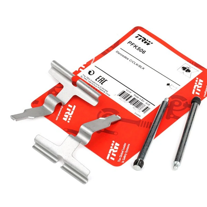 Image of TRW PFK506 Accessory Kit, disc brake pads Accessory Kit,disc brake pads (1164)