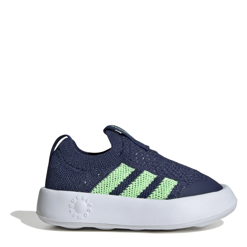 Image of adidas Bubblecomfy Shoes Infants DrkBlu/Lime male C7 (24)