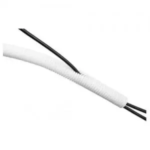 image of D-Line Cable Tidy Tube 1.1mx25mm White 65010DL