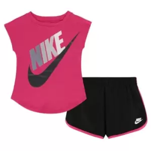 Nike Futura Top And Shorts Set - Black