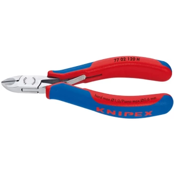 image of Knipex 77 02 120 H Electronics Diagonal Cutters - Carbide Cutting ...