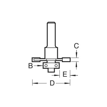 Image of Trend - C143X1/4 SLOTTING 3.2MM CUT