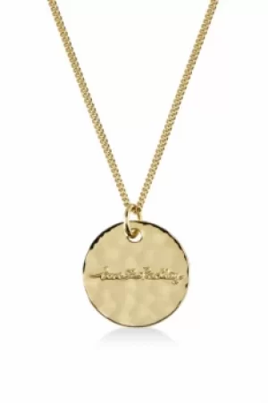 image of Ladies Radley Gold Plated Sterling Silver Broad Street Necklace RYJ2018