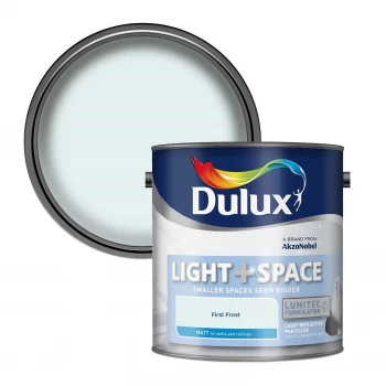 Image of Dulux Light & Space First Frost Matt Emulsion Paint 2.5L