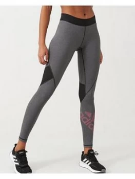 Image of Adidas Alphaskin L Bos Tights - Black