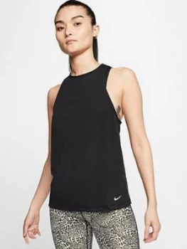 Image of Nike Training Icon Clash Tank - Black Size M Women