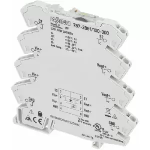 Image of WAGO 787-2861/100-000 Single Channel 24VDC 1.0A Electronic Circuit Breaker