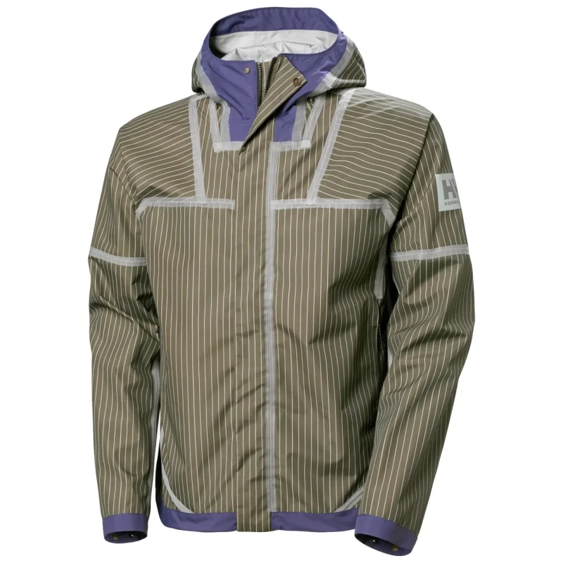 Image of Helly Hansen Hooded waterproof jacket Helly Hansen Arc Reversed Storm Shell Marron Unisex L