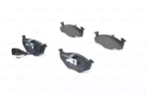 Image of Bosch 0986424723 BP434 Brake Pad Set Disc Brake Front Axle