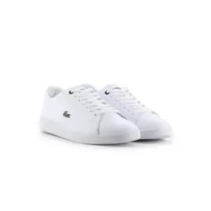 image of Lacoste White Carnaby BL Leather Trainers