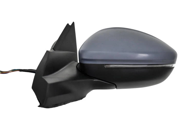 Image of PRASCO PG5047324 Wing mirror Left, Electric, Convex, primed Outside Mirror (50)
