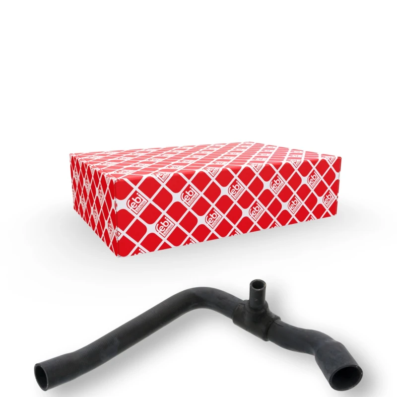 Image of FEBI BILSTEIN 05254 Radiator Hose Rubber with fabric lining, Lower Left Rubber, Rubber with fabric lining Radiator Hose (475)
