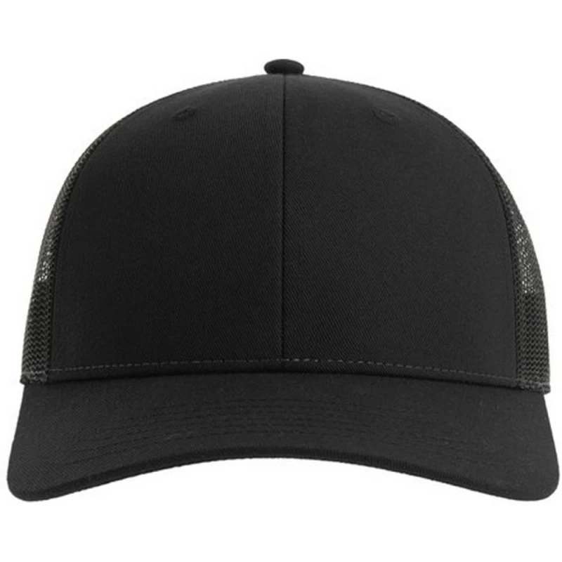 Image of Atlantis Atlantis Men Bryce 5 Panel Trucker Cap in Black One Size Male 5063107599155