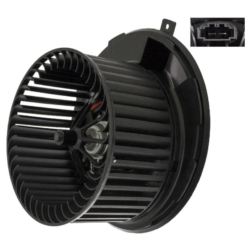Image of FEBI BILSTEIN 49862 Blower Motor for right-hand drive vehicles, with electric motor Interior Blower (2669)
