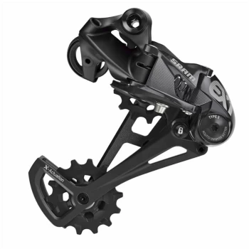 image of REAR DERAILLEUR EX1 1X8 SPEED LONG CAGE BLACK (MAX 48T): BLACK 8SPD LONG - RD7518099000 - Sram