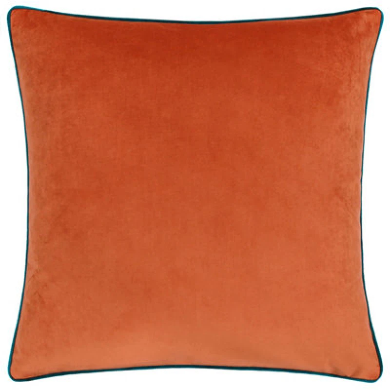 Image of Furn Furn Meridian Velvet Cushion in Walnut Size: 45cm x 45cm Walnut 45cm x 45cm Unisex 5025532353764