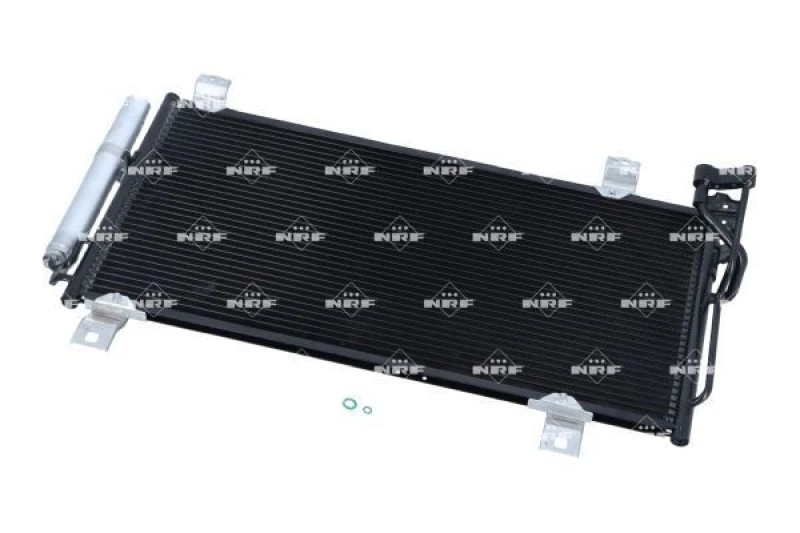 Image of NRF 35949 Condenser EASY FIT with seal ring, with nitrogen filling Aluminium Condenser,air conditioning (448)