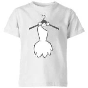 Image of The Flintstones Wilma Dress Kids T-Shirt - White - 11-12 Years