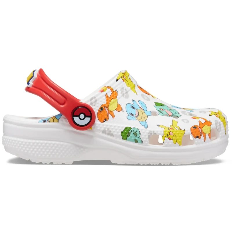Image of Crocs Children's clogs Crocs Classic Pokemon Blanc Unisex 33/34