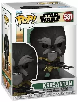 image of Star Wars The Book of Boba Fett - Krrsantan vinyl figure 581 Funko Pop! multicolor