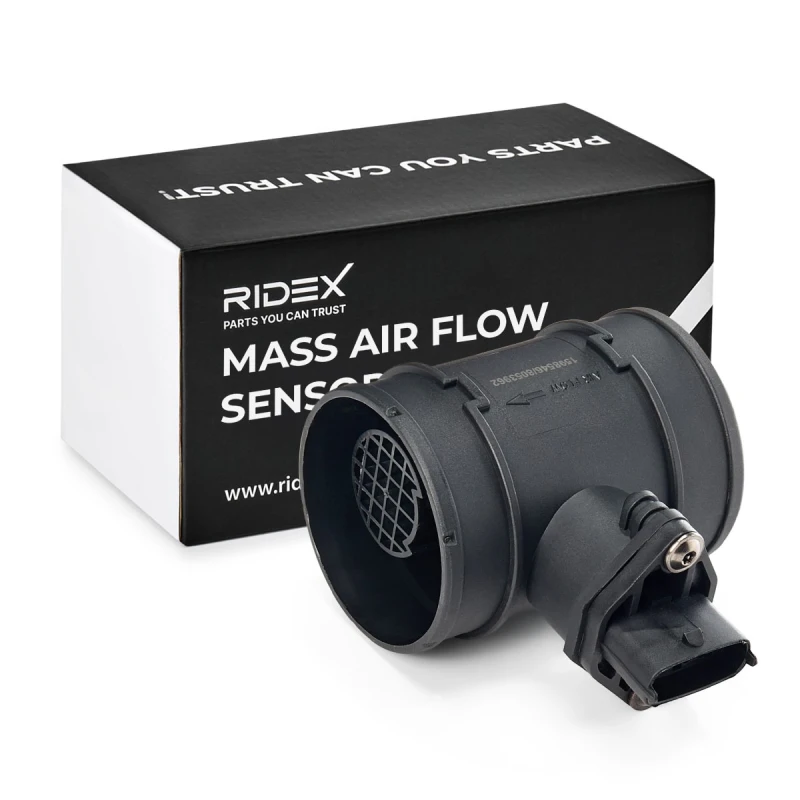 Image of RIDEX 3926A0118 Mass air flow sensor with housing Air Mass Sensor (3926)