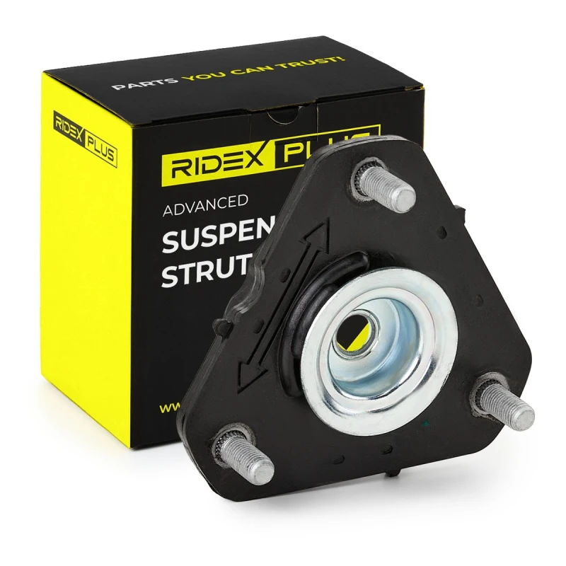 Image of RIDEX PLUS 1180S0373P Top strut mount Front Axle Suspension Strut Support Bearing (1180)