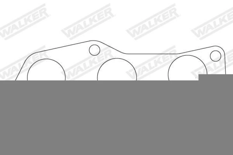 Image of Exhaust pipe gasket WALKER 82939